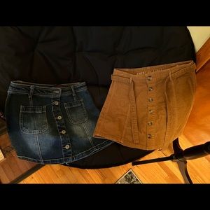 Selling 2 skirts that can be paired for multiple outfits